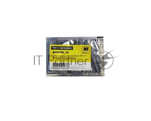 Чип Hi-Black к картриджу OKI B412/B432/B512/MB472/MB492/MB562 BK, 7K    