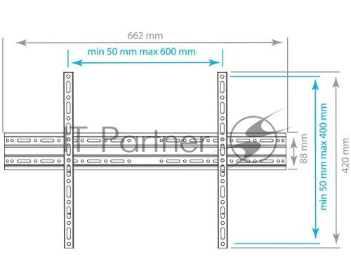 Кронштейн Arm media PLASMA-1 new black, 32