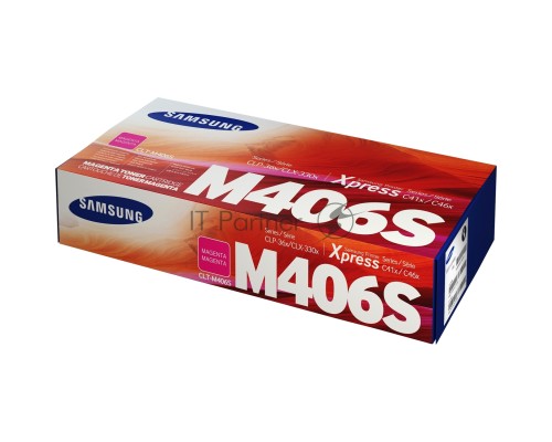 Картридж лазерный SAMSUNG CLT-M406S/ SU254A пурпурный для Samsung CLP-360/365/CLX-3300/3305 (1000стр.)