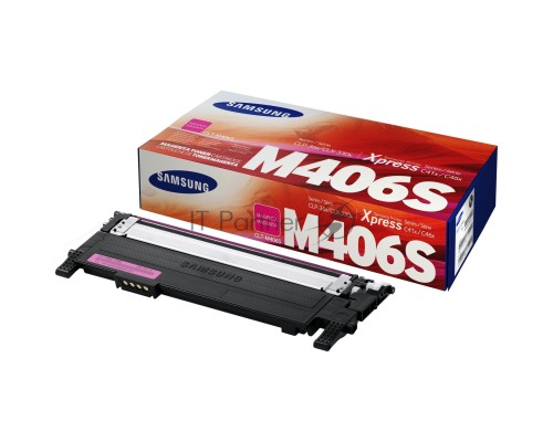 Картридж лазерный SAMSUNG CLT-M406S/ SU254A пурпурный для Samsung CLP-360/365/CLX-3300/3305 (1000стр.)