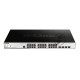 Коммутатор D-Link DGS-1210-28MP/ME/B1A Управляемый коммутатор 2 уровня с 24 портами 10/100/1000Base-T и 4 портами 1000Base-X SFP (24 порта с поддержкой PoE 802.3af/802.3at (30 Вт), PoE-бюджет 370 Вт)