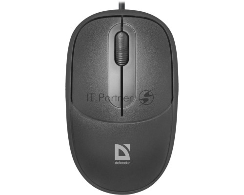 Мышь проводная Defender Datum MS-980 черный, 1000 dpi, USB, кнопки - 3