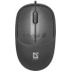 Мышь проводная Defender Datum MS-980 черный, 1000 dpi, USB, кнопки - 3