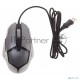 Мышь проводная Oklick 915G HELLWISH V2 черный/серебристый, 2400 dpi, USB, кнопки - 6