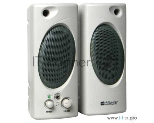 Колонки DEFENDER SPK-230 2.0 black (2x2 Вт, USB пит, раз. д. науш.)   65223