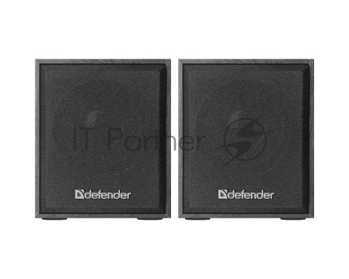 Колонки DEFENDER SPK-230 2.0 black (2x2 Вт, USB пит, раз. д. науш.)   65223
