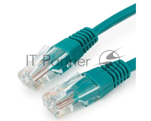 Патч-корд UTP Cablexpert кат.5e 0.25м, литой, многожильный (зелёный)