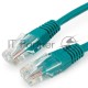 Патч-корд UTP Cablexpert кат.5e 0.25м, литой, многожильный (зелёный)