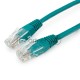Патч-корд UTP Cablexpert кат.5e 0.25м, литой, многожильный (зелёный)