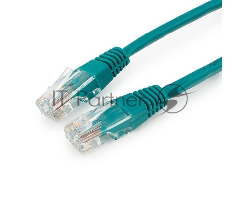 Патч-корд UTP Cablexpert кат.5e 0.25м, литой, многожильный (зелёный)