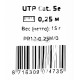 Патч-корд UTP Cablexpert кат.5e 0.25м, литой, многожильный (зелёный)