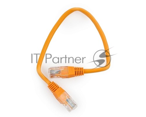 Патч-корд UTP Cablexpert кат.5e, 0.25м, литой, многожильный (оранжевый) Патч-корд UTP Cablexpert кат.5e, 0.25м, литой, многожильный (оранжевый)