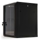 Шкаф настенный Hyperline TWB-2266-GP-RAL9004 19-дюймовый (19