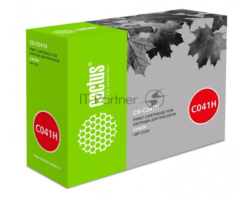 Картридж лазерный Cactus CS-C041H чёрный (20000 стр.) для Canon LBP 312x