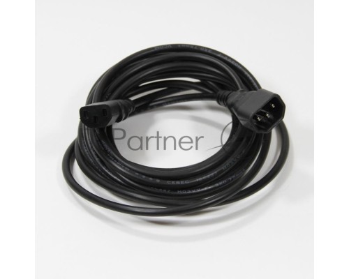 Кабель монитор - компьютер 220V (UPS -> устройство) <VDE> 3G*0.75mm VCOM (CE001-CU)5м 