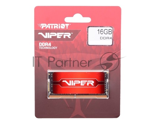 Модуль памяти Patriot SO-DIMM DDR4 16GB 2800MHZ CL18 XTR  V4