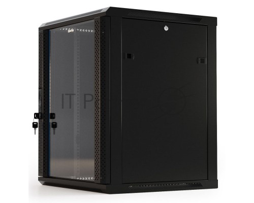 Шкаф настенный Hyperline TWB-0966-GP-RAL9004 19-дюймовый (19