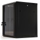 Шкаф настенный Hyperline TWB-0966-GP-RAL9004 19-дюймовый (19