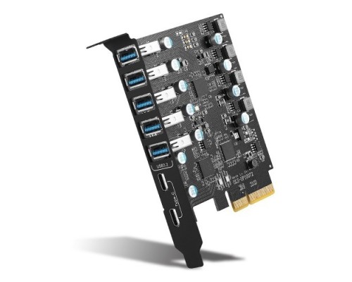 [Контроллер] KS-is KS-800 Контроллер 7 в 1 PCIe USB 3.2 Gen2