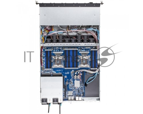 Серверная платформа Gigabyte R180-F2A Dual Socket 1U Rackmount Server, E5-2600 V3 / V4, 24 x RDIMM, 10 x 2.5