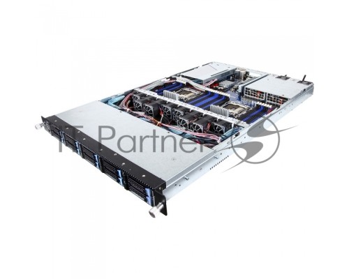 Серверная платформа Gigabyte R180-F2A Dual Socket 1U Rackmount Server, E5-2600 V3 / V4, 24 x RDIMM, 10 x 2.5