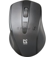 Мышь беспроводная Defender Datum MM-265 черный, 1600 dpi, радиоканал, USB, кнопки - 4
