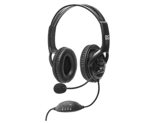 [Наушники EXEGATE] ExeGate 960 USB STEREO EX294417RUS (USB, динамик 40 мм, 20-20000Гц, длина кабеля 2м, управление громкостью и пр. на кабеле, Color box)  