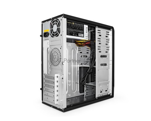 Компьютерный корпус Miditower Exegate CP-601 Black, ATX, <CP450W, 80mm>, 2*USB, Audio