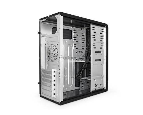 Компьютерный корпус Miditower Exegate CP-601 Black, ATX, <CP450W, 80mm>, 2*USB, Audio