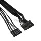 Компьютерный корпус Miditower Exegate CP-601 Black, ATX, <CP450W, 80mm>, 2*USB, Audio