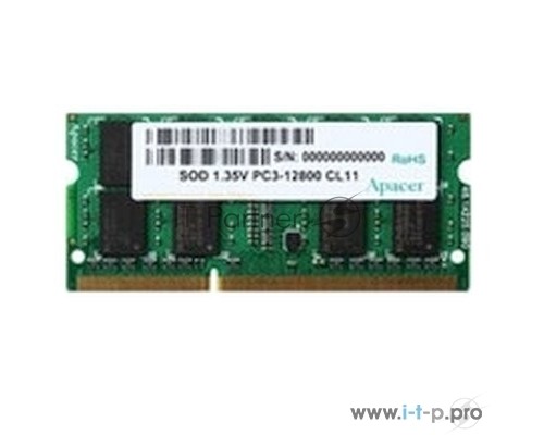 Оперативная память Apacer 8Gb DDR3 1600MHz (pc-12800) SO-DIMM 1,35V Retail AS08GFA60CATBGJ/DV.08G2K.KAM