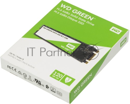 Накопитель SSD Western Digital M.2 2280 120GB GREEN WDS120G2G0B WDC Накопитель SSD Western Digital M.2 2280 120GB GREEN WDS120G2G0B WDC