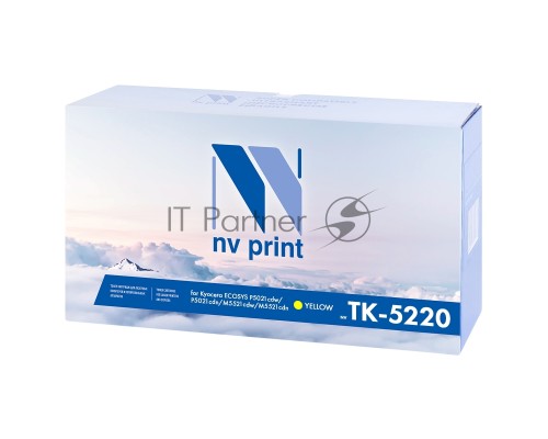 Картридж NVPrint совместимый Kyocera TK-5220 Yellow для ECOSYS P5021cdw/P5021cdn/M5521cdw/M5521cdn (1200k)