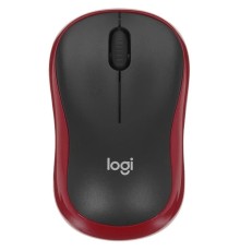 Мышь Wireless Logitech M185 черная/красная, оптическая, 1000dpi, 2.4 GHz/USB-ресивер (910-002633)