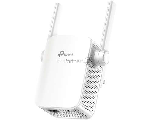 Усилитель TP-Link Wi-Fi AC750 Wi-Fi Range Extender, Wall Plugged,  433Mbps at 5GHz + 300Mbps at 2.4GHz, 802.11ac/a/b/g/n, 1 10/100M LAN, WPS button, 2 fixed antennas поставляется без кабеля RJ-45