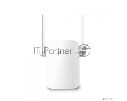 Усилитель TP-Link Wi-Fi AC750 Wi-Fi Range Extender, Wall Plugged,  433Mbps at 5GHz + 300Mbps at 2.4GHz, 802.11ac/a/b/g/n, 1 10/100M LAN, WPS button, 2 fixed antennas поставляется без кабеля RJ-45