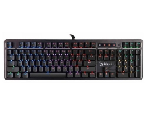 Клавиатура A4 B975 механическая черный USB Gamer LED (подставка для запястий)