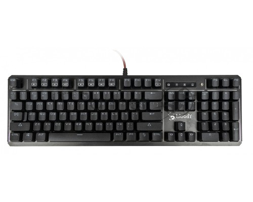 Клавиатура A4 B975 механическая черный USB Gamer LED (подставка для запястий)