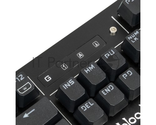 Клавиатура A4 B975 механическая черный USB Gamer LED (подставка для запястий)