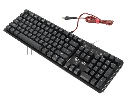 Клавиатура A4 B975 механическая черный USB Gamer LED (подставка для запястий)