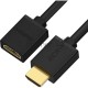 Удлинитель Greenconnect 3.0m v2.0 HDMI-HDMI черный, OD7.3mm, 28/28 AWG, позолоченные контакты, Ethernet 18.0 Гбит/с, 19M / 19F, (GCR-HMFR6-BB3S-3m), тройной экран