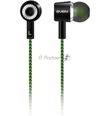 Наушники вкладыши SVEN E-107 Black-Green