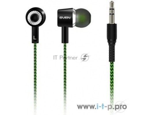 Наушники вкладыши SVEN E-107 Black-Green