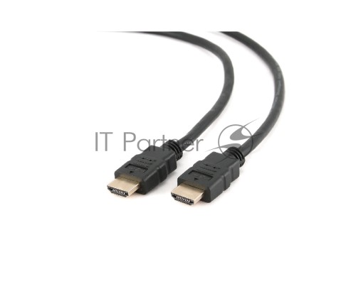Кабель HDMI Cablexpert CC-HDMI4-10, 19M/19M, v2.0, медь, позол.разъемы, экран, 3м, черный, пакет Кабель HDMI Cablexpert CC-HDMI4-10, 19M/19M, v2.0, медь, позол.разъемы, экран, 3м, черный, пакет