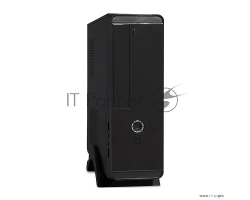 Компьютерный корпус MiniITX Exegate EX268697RUS MI-208 Black, miniITX/mATX, <без БП>, 2*USB, Audio