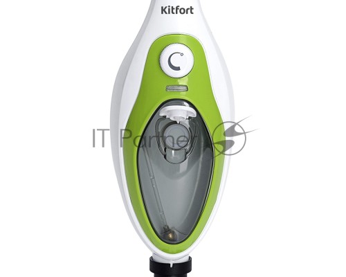 Швабра паровая Kitfort KT-1004-2 1500Вт зеленый/белый