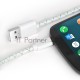 Кабель Greenconnect Кабель 2A micro USB 2.0  1.5m бело-зеленый, белые коннекторы, 28/24 AWG, AM / microB 5pin, (GCR-UA9MCB3-BD-1.5m), морозостойкий.поддержка функции быстрой зарядки 2A