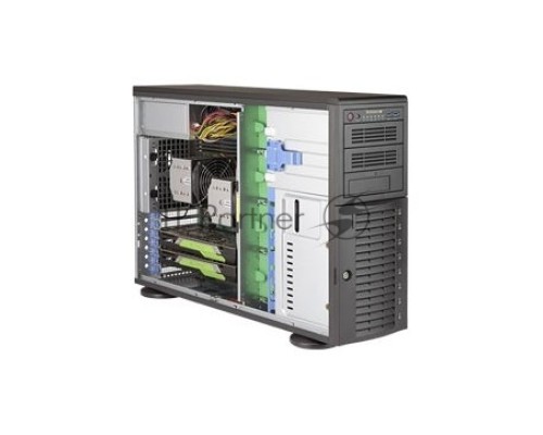 Платформа Supermicro 7049A-T noCPU(2)Scalable/TDP 70-205W/ no DIMM(16)/ SATARAID HDD(8)LFF/ 2xGbE/ 6xFH, M2/ 1x1200W