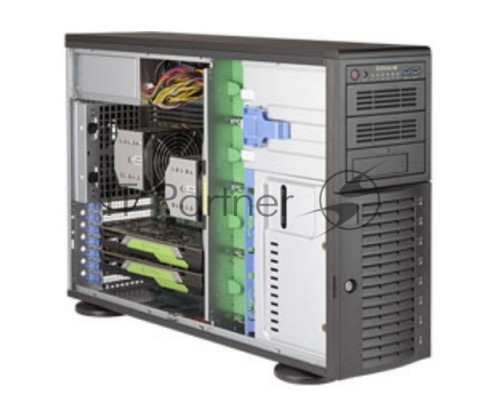 Платформа Supermicro 7049A-T noCPU(2)Scalable/TDP 70-205W/ no DIMM(16)/ SATARAID HDD(8)LFF/ 2xGbE/ 6xFH, M2/ 1x1200W