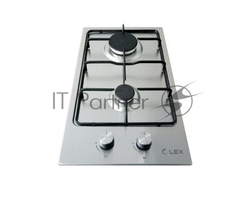 Панель варочная LEX GVS 320 IX  1000/3000Вт 2конфорки нерж.сталь